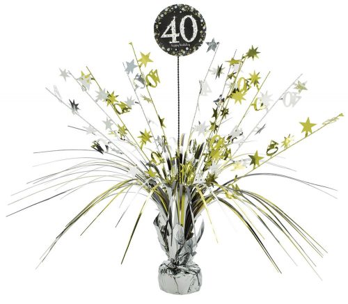 Happy Birthday 40 Table Decoration