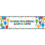   Celebrate Colorful Customizable Wall Decoration with Balloons 165 cm