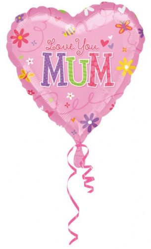 Love you Mom Foil Balloon 43 cm