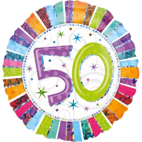 Happy Birthday 50 Foil Balloon 45 cm