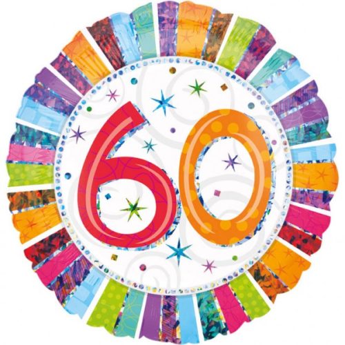 Happy Birthday 60 Foil Balloon 45 cm