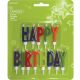 Happy Birthday candle set 13 pcs