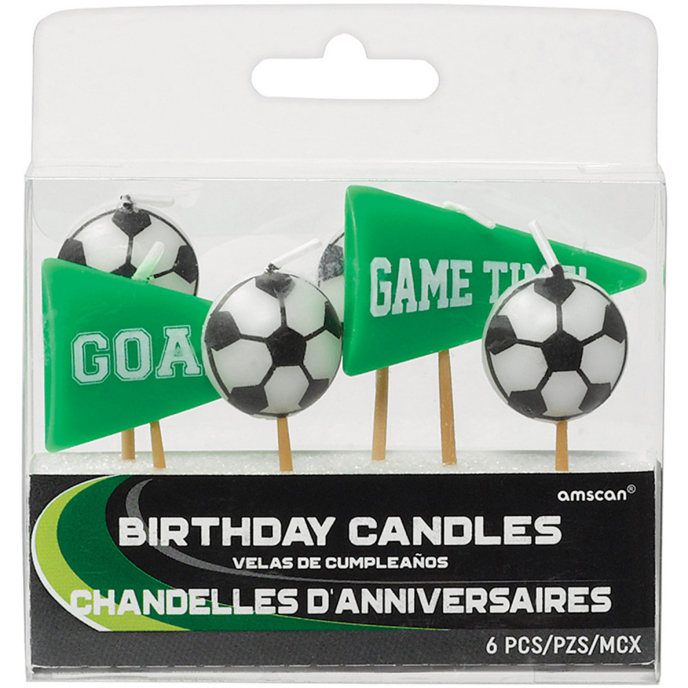 Football Goal Candle Set 23 pieces - Javoli Disney Online Sto Inside Amscan Imprintable Place Card Template