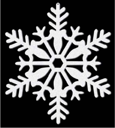 Snowflake hanging decoration 4 pieces