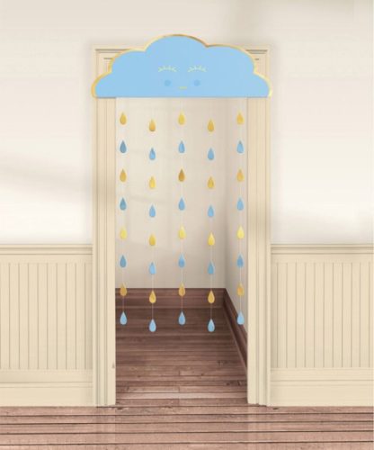 Baby Boy cloud door curtain