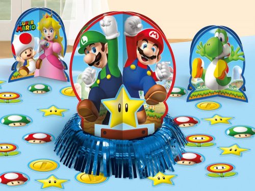 Super Mario Mushroom World table decoration set 23 pieces