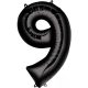 black giant figure foil balloon 9-inch, 86*55 cm