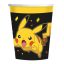 Pokémon Yellow Thunder paper cup 237 ml, pack of 8