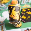 Pokémon Yellow Thunder paper cup 237 ml, pack of 8