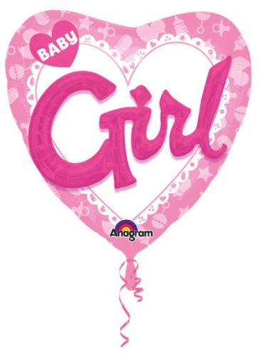 Baby Girl Foil Balloon 91 cm