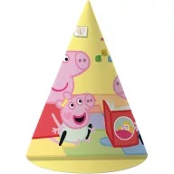 Peppa Pig Story Time party hat, cone shape 6 pcs