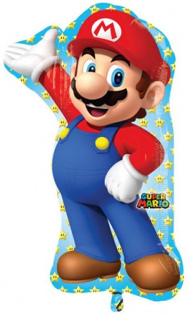 Super Mario foil balloon 83 cm