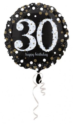 Happy Birthday 30 Foil Balloon 43 cm