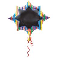 Colour Black Board foil balloon 88 cm