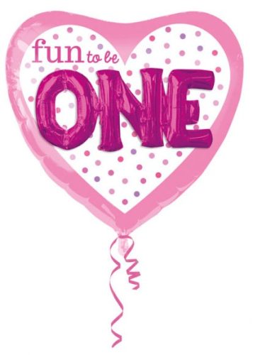 First Birthday Foil Balloon 91 cm