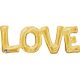 Gold, Gold Love foil balloon 63*22 cm
