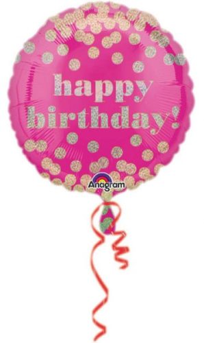 Happy Birthday Foil Balloon 43 cm