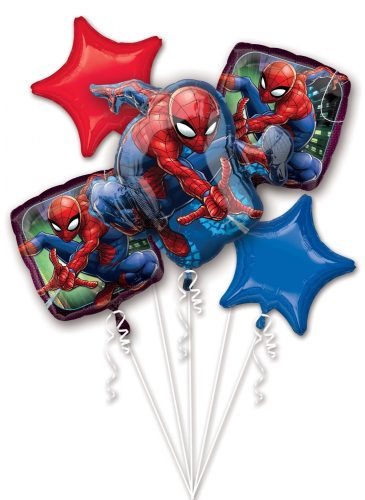 Spiderman foil balloon set of 5 set
