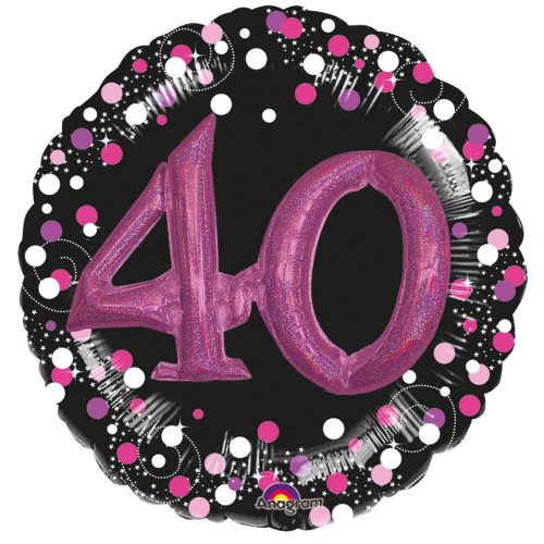 Happy Birthday 40 Foil Balloon 81 cm
