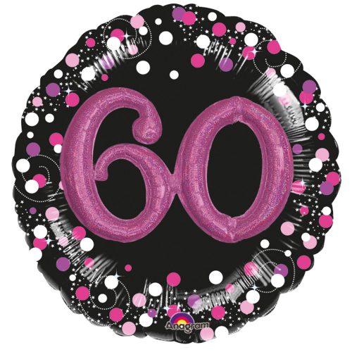 Happy Birthday 60 Foil Balloon 81 cm