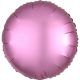 Satin Flamingo circle foil balloon 43 cm