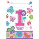 First Birthday Butterfly gift bags 8 pcs.