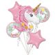 Unicorn Magical foil balloon set of 5 set