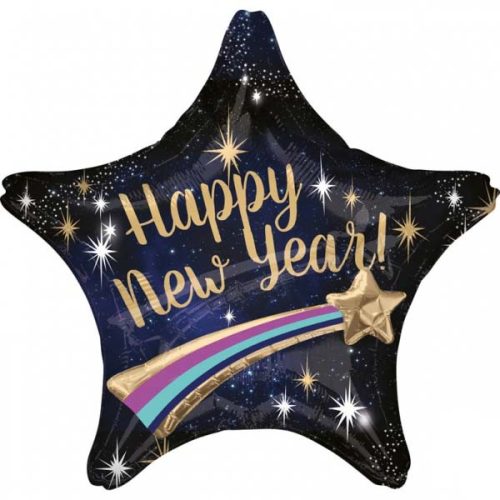 Happy New Year foil balloon 71 cm