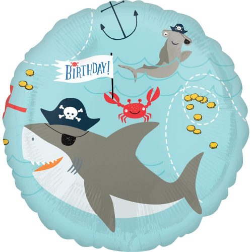 Ahoy Birthday Foil Ballon 43 cm