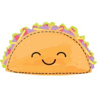 Food Taco Foil Balloon 83 cm