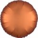 Satin Amber circle foil balloon 43 cm