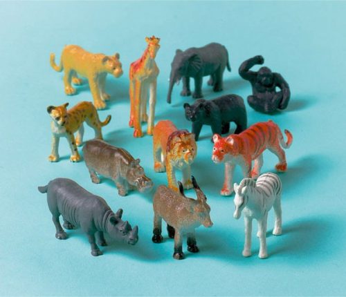 Plastic Toy Jungle Animals (10 pieces)