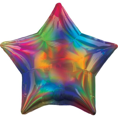 Hologram Rainbow foil balloon 43 cm
