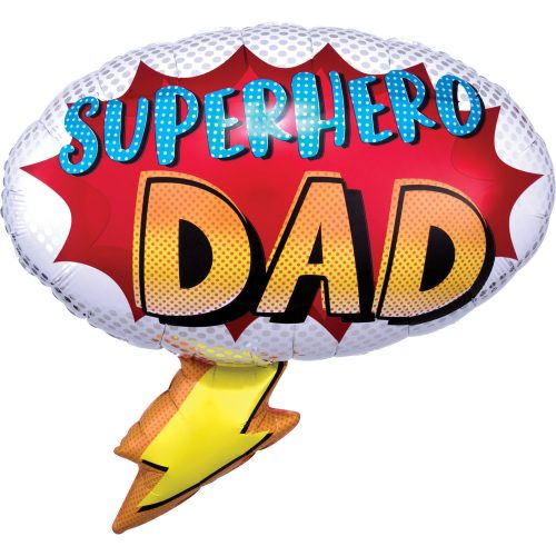 Superhero Dad Foil Balloon 68 cm