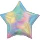 Hologram Star Pastel Rainbow foil balloon 48 cm