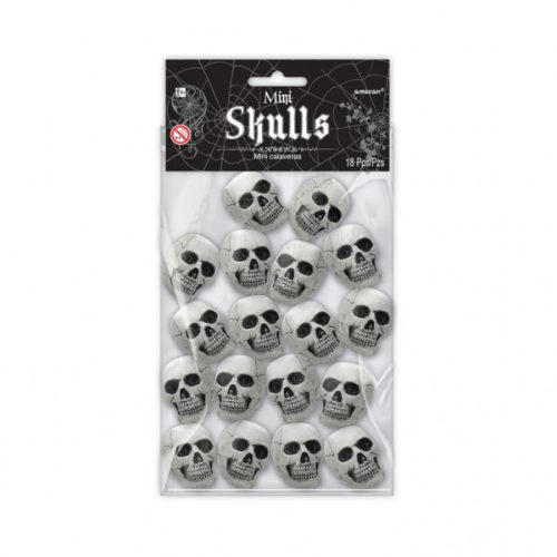 Skulls, Skulls mini decoration 18 pcs