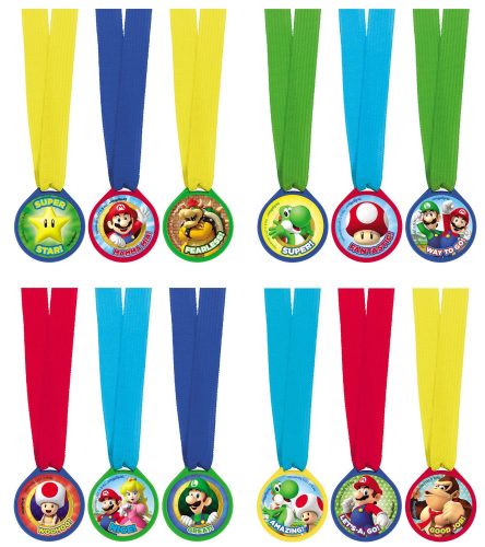 Super Mario medal set 12 pieces