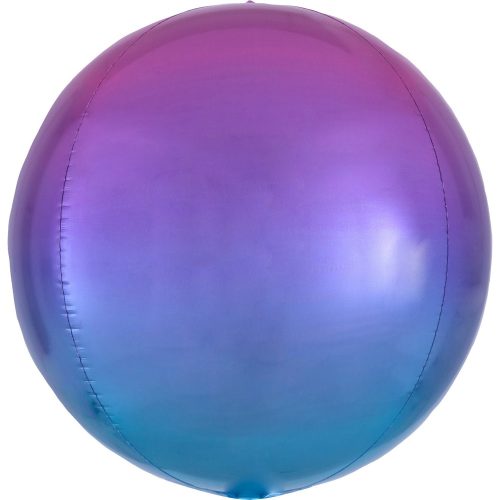 Ombré Red and Blue Foil Balloon 40 cm