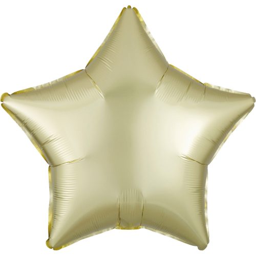 Satin Pastel Yellow Foil Balloon 43 cm