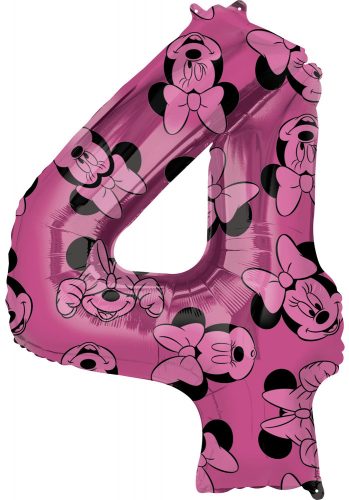 Disney Minnie Foil Balloon Number 4 (66 cm)