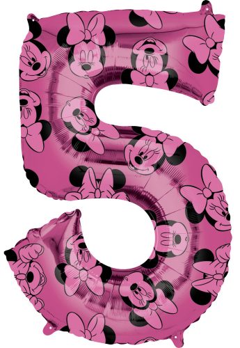 Disney Minnie Foil Balloon Number 5 (66 cm)