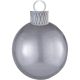 Silver, Silver foil balloon with paper decoration 50 cm