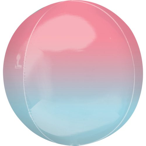 Ombré Pink and Blue Balloon foil balloon 40 cm