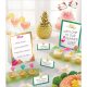 Aloha desktop decoration set 12 pcs