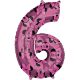 Disney Minnie  foil balloon number 6, 66 cm