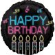 Happy Birthday foil balloon 43 cm