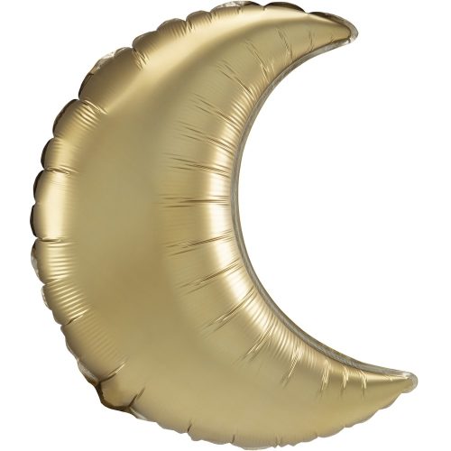 Gold Crescent Moon foil balloon 89 cm