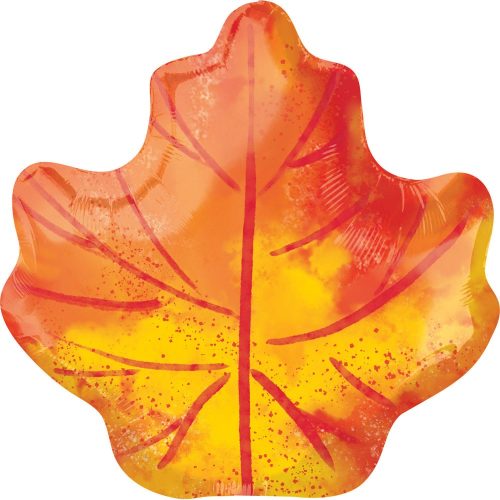 Fall Maple Leaf foil balloon 53 cm