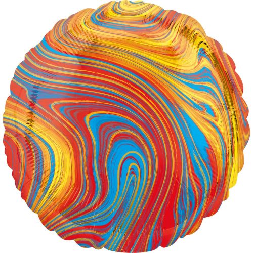 Colorful Circle Foil Balloon 43 cm