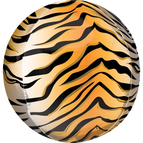Tiger striped balloon foil balloon 40 cm